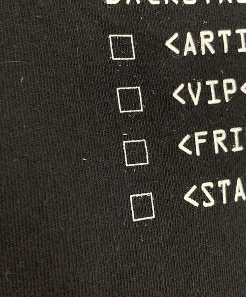 MONCLER（モンクレール）MONCLER (モンクレール) FRAGMENT DESIGN (フラグメントデザイン) WORLD TOUR 2019 TEE ブラック サイズ:Ｓの古着・服飾アイテム