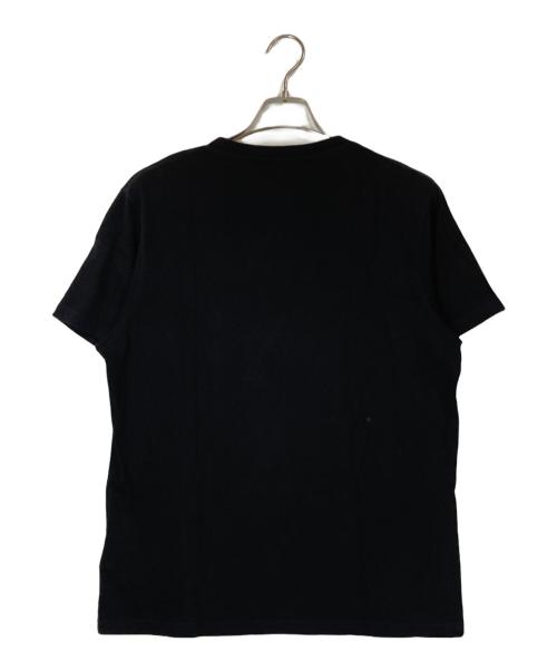 MONCLER（モンクレール）MONCLER (モンクレール) FRAGMENT DESIGN (フラグメントデザイン) プリントTシャツ ブラック サイズ:Sの古着・服飾アイテム