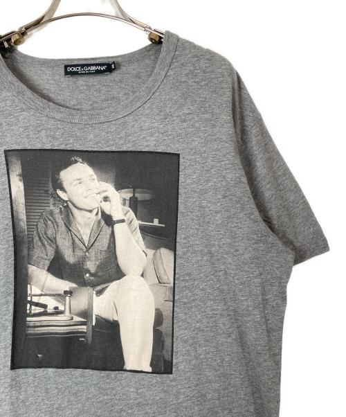DOLCE & GABBANA（ドルチェ＆ガッバーナ）DOLCE & GABBANA (ドルチェ＆ガッバーナ) プリントTシャツ グレー サイズ:48の古着・服飾アイテム