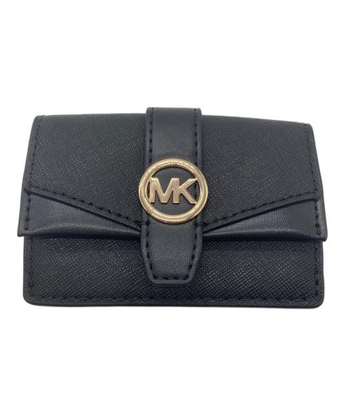 MICHAEL KORS（マイケル・コース）MICHAEL KORS (マイケル・コース) 3つ折り財布 ブラックの古着・服飾アイテム