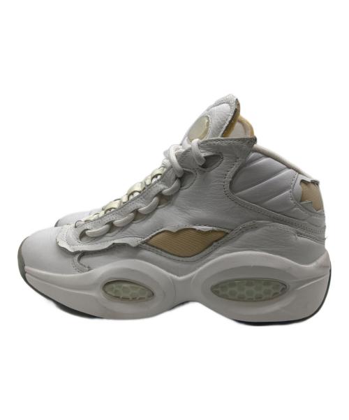 REEBOK（リーボック）REEBOK (リーボック) Maison Margiela (メゾンマルジェラ) QUESTION MID MEMORY OF ホワイト サイズ:24.5cmの古着・服飾アイテム