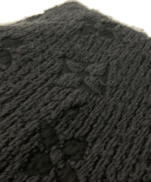LOUIS VUITTON（ルイ ヴィトン）LOUIS VUITTON (ルイ ヴィトン) エシャルプ ロゴマニア ブラックの古着・服飾アイテム