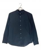 Frank&Eileenフランクアンドアイリーン）の古着「LUKE ルーク ライトポプリンシャツ」｜ブラック