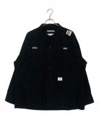 WTAPS×NEIGHBORHOODダブルタップス×ネイバーフッド）の古着「クロスボーンジャングル LS シャツ」｜ブラック