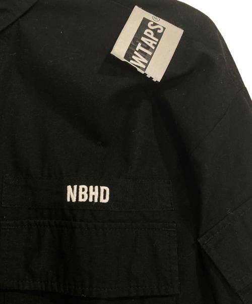 WTAPS（ダブルタップス）WTAPS (ダブルタップス) NEIGHBORHOOD (ネイバーフッド) クロスボーンジャングル LS シャツ ブラック サイズ:3の古着・服飾アイテム