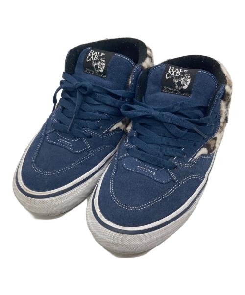 VANS（ヴァンズ）VANS (ヴァンズ) SUPREME (シュプリーム) Leopard Half Cab ブルー サイズ:26.5cmの古着・服飾アイテム