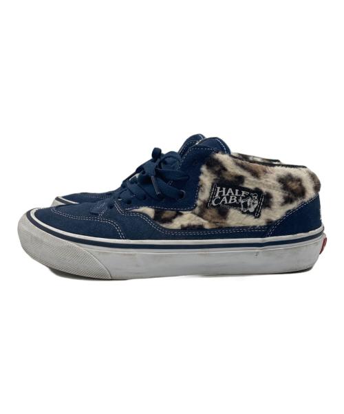 VANS（ヴァンズ）VANS (ヴァンズ) SUPREME (シュプリーム) Leopard Half Cab ブルー サイズ:26.5cmの古着・服飾アイテム