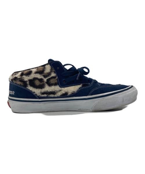 VANS（ヴァンズ）VANS (ヴァンズ) SUPREME (シュプリーム) Leopard Half Cab ブルー サイズ:26.5cmの古着・服飾アイテム