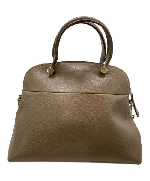 FURLA（フルラ）FURLA (フルラ) Piper ハンドバッグ ブラウンの古着・服飾アイテム