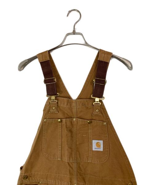 CarHartt（カーハート）CarHartt (カーハート) ダック地ダブルニーオーバーオール ブラウン サイズ:SIZE 36×34の古着・服飾アイテム