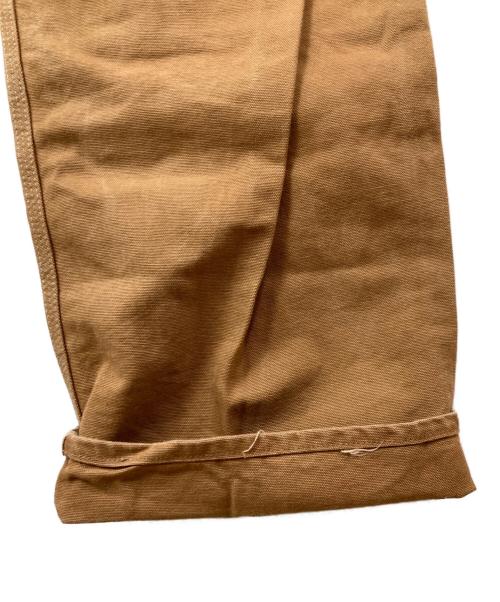 CarHartt（カーハート）CarHartt (カーハート) ダック地ダブルニーオーバーオール ブラウン サイズ:SIZE 36×34の古着・服飾アイテム