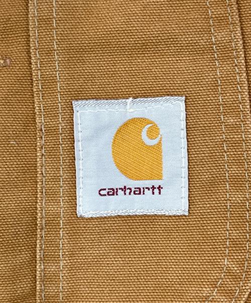CarHartt（カーハート）CarHartt (カーハート) ダック地ダブルニーオーバーオール ブラウン サイズ:SIZE 36×34の古着・服飾アイテム