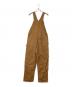 CarHartt (カーハート) ダック地ダブルニーオーバーオール ブラウン サイズ:SIZE 36×34：13000円