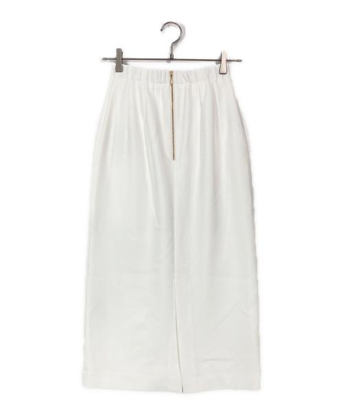Apuweiser-riche（アプワイザーリッシェ）Apuweiser-riche (アプワイザーリッシェ) ポケットディテールタイトスカート ホワイトの古着・服飾アイテム