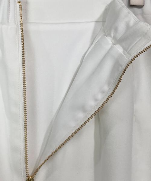 Apuweiser-riche（アプワイザーリッシェ）Apuweiser-riche (アプワイザーリッシェ) ポケットディテールタイトスカート ホワイトの古着・服飾アイテム