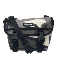 SUPREME（シュプリーム）の古着「25SS Mini Messenger Bag "Snow Camo"  ミニメッセンジャーバッグ　スノーカモ　ショルダーバッグ　ボディーバッグ　ストリート」｜ホワイト×ブラック