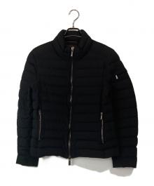 MOORER（ムーレー）の古着「ナイロンストレッチ撥水ダウンブルゾン」｜ブラック