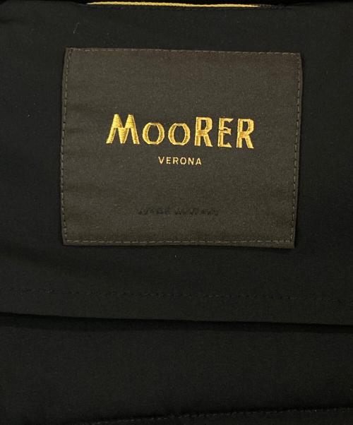 MOORER（ムーレー）MOORER (ムーレー) ナイロンストレッチ撥水ダウンブルゾン ブラック サイズ:44の古着・服飾アイテム