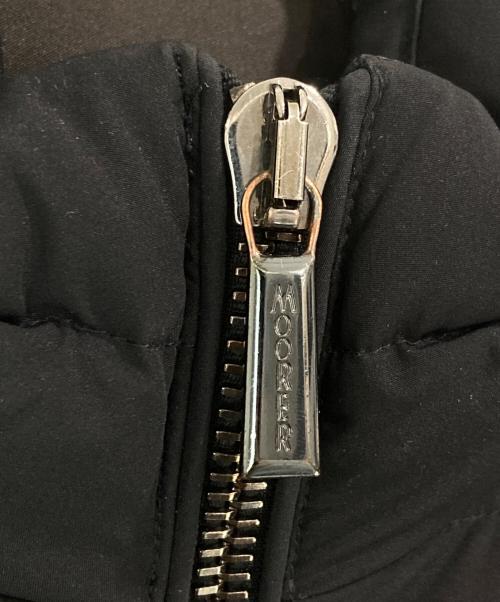 MOORER（ムーレー）MOORER (ムーレー) ナイロンストレッチ撥水ダウンブルゾン ブラック サイズ:44の古着・服飾アイテム