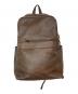 aniary（アニアリ）の古着「オールレザーリュック」｜ブラウン