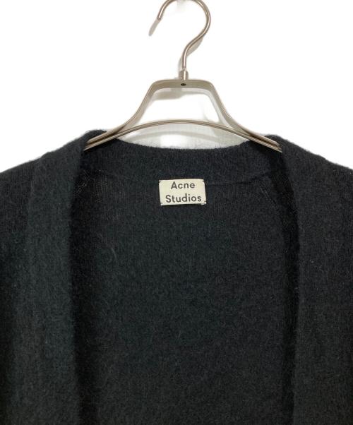 Acne studios（アクネ ストゥディオズ）ACNE STUDIOS (アクネ ストゥディオズ) CARDIGAN RAYA MOHAIR SMOKEY ブラック サイズ:XXSの古着・服飾アイテム