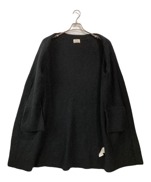 Acne studios（アクネ ストゥディオズ）ACNE STUDIOS (アクネ ストゥディオズ) CARDIGAN RAYA MOHAIR SMOKEY ブラック サイズ:XXSの古着・服飾アイテム