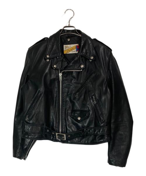 Schott（ショット）Schott (ショット) 80~90'sダブルライダースジャケット ブラック サイズ:42の古着・服飾アイテム