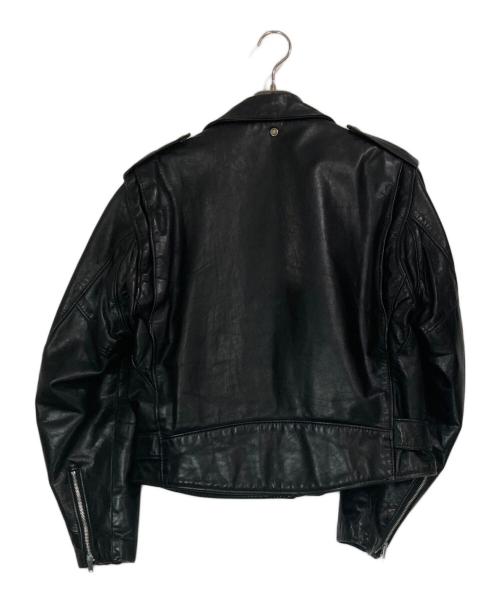 Schott（ショット）Schott (ショット) 80~90'sダブルライダースジャケット ブラック サイズ:42の古着・服飾アイテム