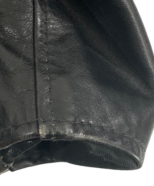Schott（ショット）Schott (ショット) 80~90'sダブルライダースジャケット ブラック サイズ:42の古着・服飾アイテム