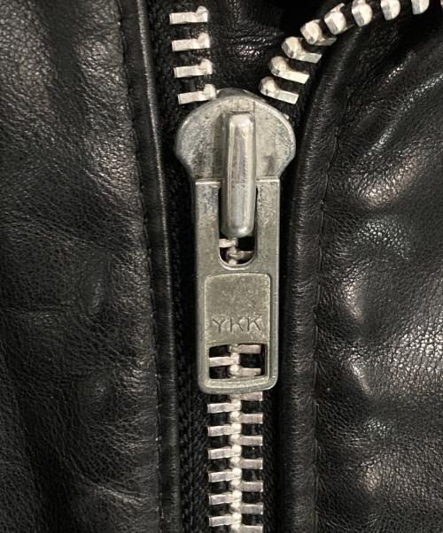 Schott（ショット）Schott (ショット) 80~90'sダブルライダースジャケット ブラック サイズ:42の古着・服飾アイテム