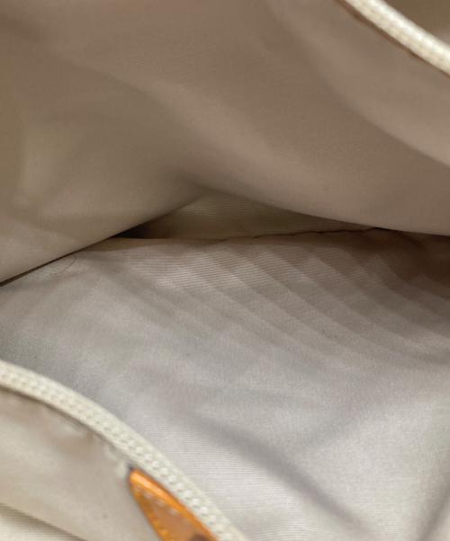 COACH（コーチ）COACH (コーチ) シグネチャーストライプキャリーオールバッグ ブルー×オレンジの古着・服飾アイテム