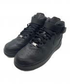 NIKE×SUPREMEナイキ×シュプリーム）の古着「エアフォース1 ミッド "ブラック" FW24」｜ブラック