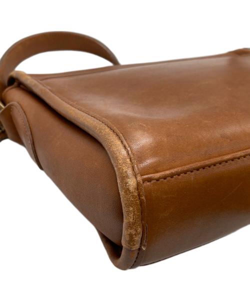 COACH（コーチ）COACH (コーチ) ターンロック ショルダーバッグ ブラウンの古着・服飾アイテム