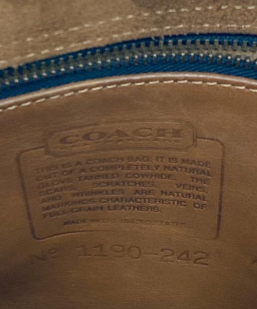 COACH（コーチ）COACH (コーチ) ターンロック ショルダーバッグ ブラウンの古着・服飾アイテム