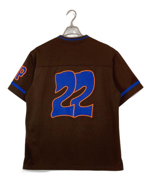 SUPREME（シュプリーム）Supreme (シュプリーム) MITCHELL & NESS (ミッチェルアンドネス) Football Jersey ブラウン サイズ:Mの古着・服飾アイテム