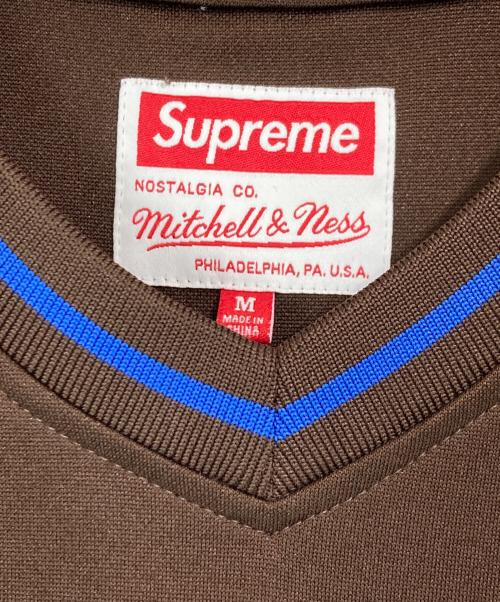 SUPREME（シュプリーム）Supreme (シュプリーム) MITCHELL & NESS (ミッチェルアンドネス) Football Jersey ブラウン サイズ:Mの古着・服飾アイテム
