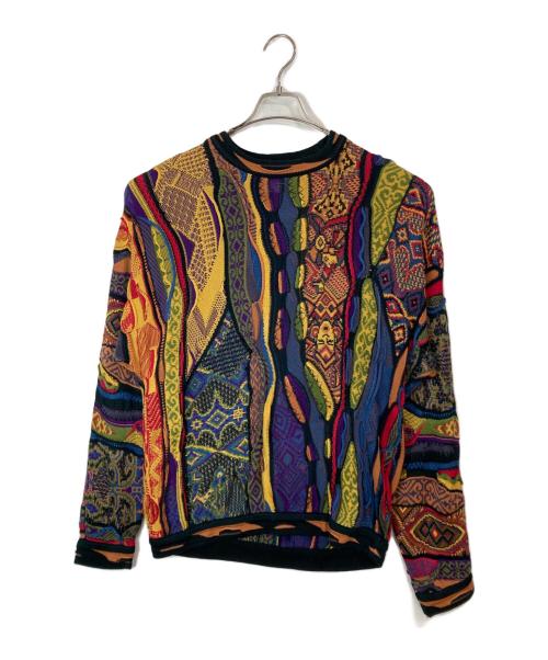 Coogi（クージー）Coogi (クージー) 3Dニット オレンジ サイズ:Sの古着・服飾アイテム