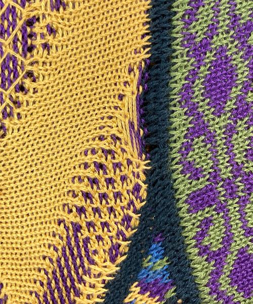 Coogi（クージー）Coogi (クージー) 3Dニット オレンジ サイズ:Sの古着・服飾アイテム