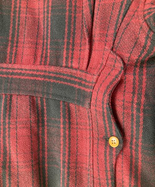 POLO COUNTRY（ポロカントリー）POLO COUNTRY (ポロカントリー) ウールチェックリバーシブルハンティングジャケット レッド サイズ:Lの古着・服飾アイテム