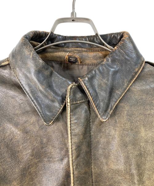 BANANA REPUBLIC（バナナリパブリック）BANANA REPUBLIC (バナナリパブリック) A-2レザージャケット ブラウン サイズ:44Ⅼの古着・服飾アイテム