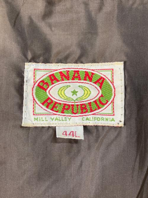 BANANA REPUBLIC（バナナリパブリック）BANANA REPUBLIC (バナナリパブリック) A-2レザージャケット ブラウン サイズ:44Ⅼの古着・服飾アイテム
