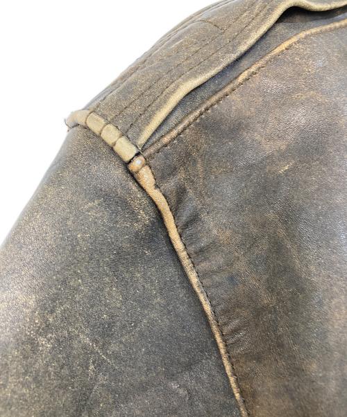 BANANA REPUBLIC（バナナリパブリック）BANANA REPUBLIC (バナナリパブリック) A-2レザージャケット ブラウン サイズ:44Ⅼの古着・服飾アイテム