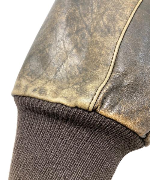 BANANA REPUBLIC（バナナリパブリック）BANANA REPUBLIC (バナナリパブリック) A-2レザージャケット ブラウン サイズ:44Ⅼの古着・服飾アイテム