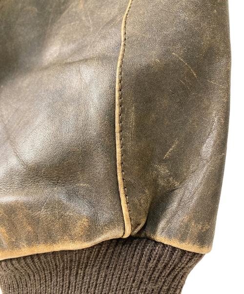 BANANA REPUBLIC（バナナリパブリック）BANANA REPUBLIC (バナナリパブリック) A-2レザージャケット ブラウン サイズ:44Ⅼの古着・服飾アイテム