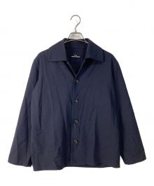 tricot COMME des GARCONS（トリココムデギャルソン）の古着「ウールシャツ」｜ネイビー