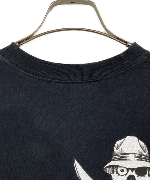 stussy（ステューシー）stussy (ステューシー) NEIGHBORHOOD (ネイバーフッド) BONEYARDS (ボンヤーズ) プリントTシャツ ブラック サイズ:Mの古着・服飾アイテム