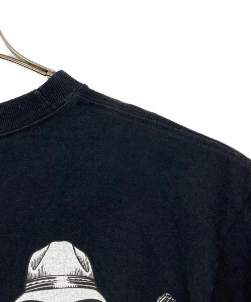 stussy（ステューシー）stussy (ステューシー) NEIGHBORHOOD (ネイバーフッド) BONEYARDS (ボンヤーズ) プリントTシャツ ブラック サイズ:Mの古着・服飾アイテム