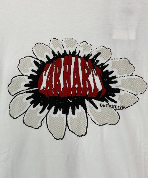 Carhartt WIP（カーハート ワーク イン プログレス）CARHARTT WIP (カーハート ワーク イン プログレス) Pixel Flower Short Sleeve T-Shirt ホワイト サイズ:L  未使用品の古着・服飾アイテム