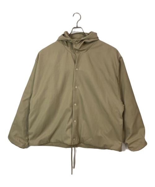 FOG ESSENTIALS（フィアオブゴッド エッセンシャル）FOG ESSENTIALS (フィアオブゴッド エッセンシャル) TEXTURED NYLON HOODED COACHES JACKET ベージュ サイズ:Mの古着・服飾アイテム
