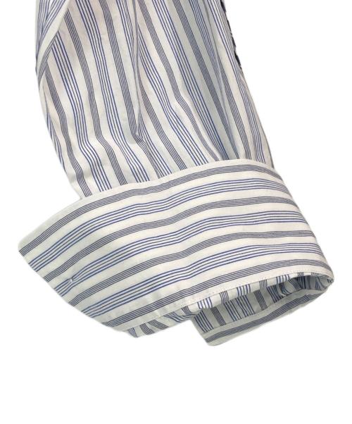 COACH（コーチ）COACH (コーチ) ベルテッドストライプシャツワンピース ブルー サイズ:2 未使用品の古着・服飾アイテム